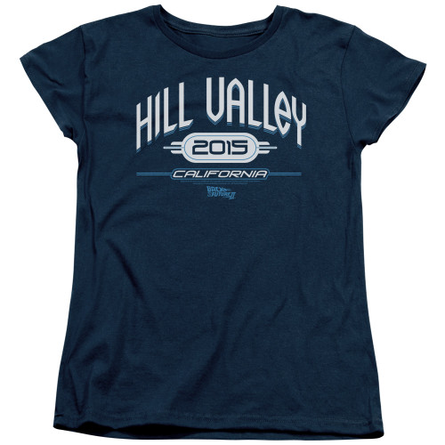 Image for Back to the Future Woman's T-Shirt - Hill Valley 2015
