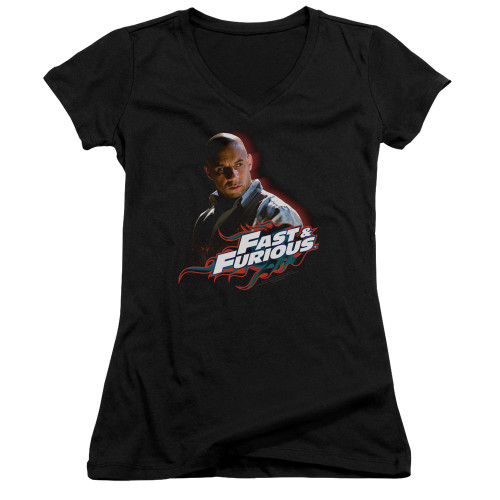 Image for The Fast and the Furious Girls V Neck T-Shirt - Toretto