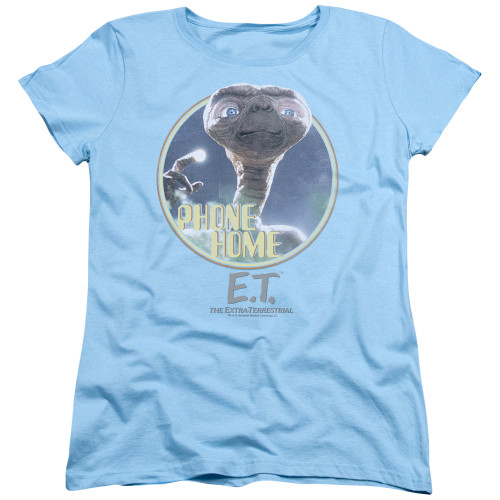 Image for ET the Extraterrestrial Woman's T-Shirt - Phone Home