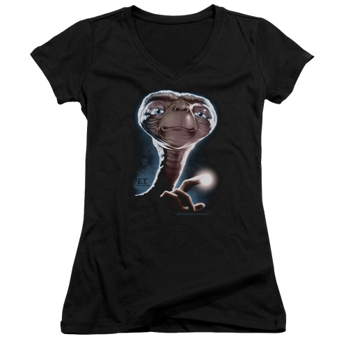 Image for ET the Extraterrestrial Girls V Neck T-Shirt - Portrait