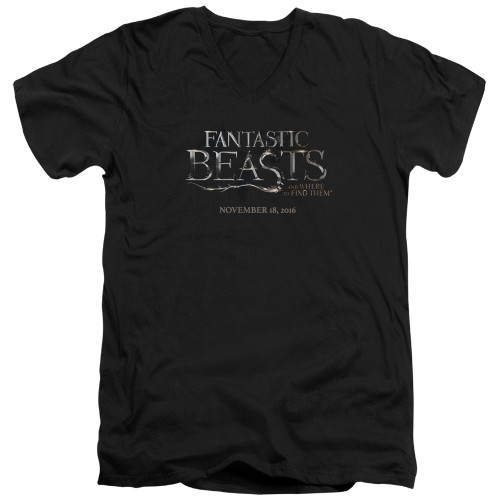 Image for Fantastic Beasts and Where to Find Them V-Neck T-Shirt Fantastic Beasts 2 Logo