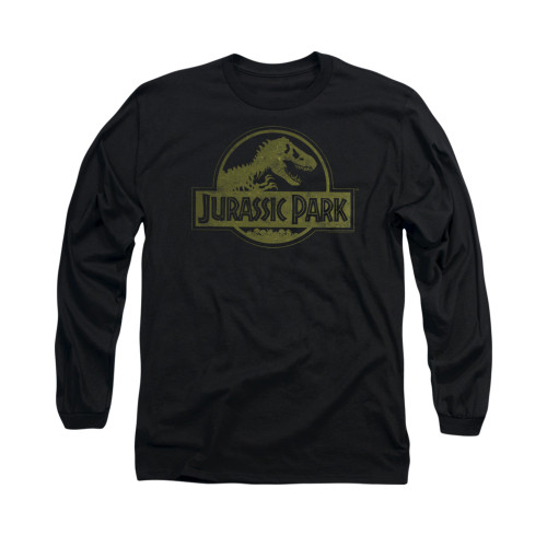 Jurassic Park Long Sleeve T-Shirt - Distressed Logo