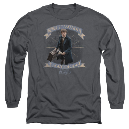 Image for Fantastic Beasts and Where to Find Them Long Sleeve T-Shirt - Newt Scamander
