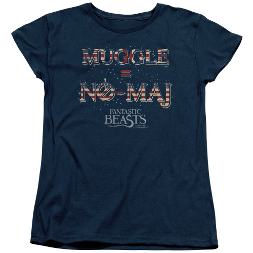 Image for Fantastic Beasts and Where to Find Them Woman's T-Shirt - Uk Us No Maj