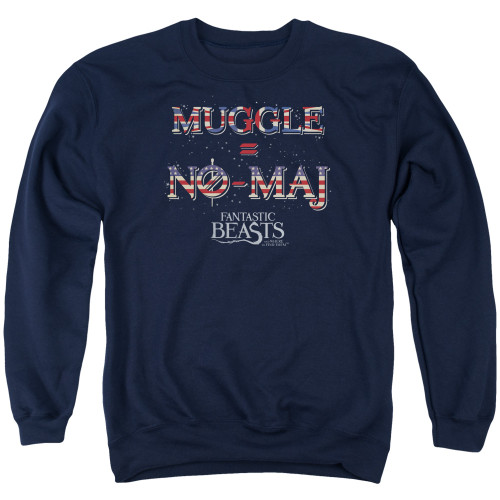 Image for Fantastic Beasts and Where to Find Them Crewneck - Uk Us No Maj