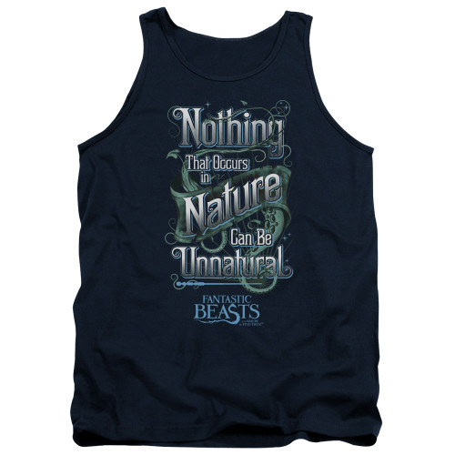 Image for Fantastic Beasts and Where to Find Them Tank Top - Unnatural Navy