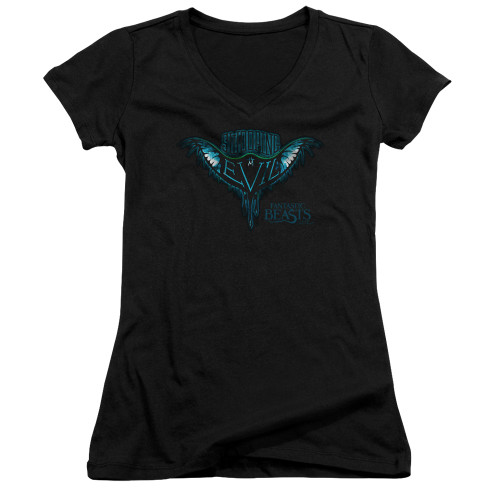 Image for Fantastic Beasts and Where to Find Them Girls V Neck T-Shirt - Swooping Evil