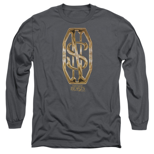 Image for Fantastic Beasts and Where to Find Them Long Sleeve T-Shirt - Scamander Monogram