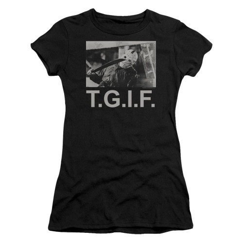 Image for Friday the 13th Girls T-Shirt - TGIF