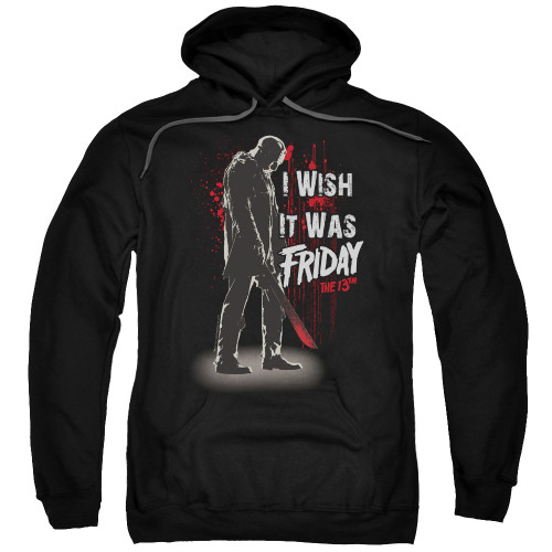 Image for Friday the 13th Hoodie - I Wish It Was Friday