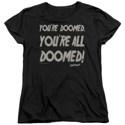 Image for Friday the 13th Woman's T-Shirt - Doomed