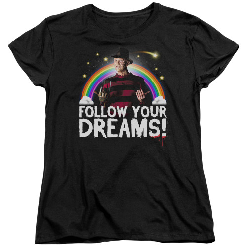 Image for Friday the 13th Woman's T-Shirt - Follow Your Dreams