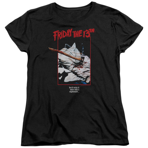 Image for Friday the 13th Woman's T-Shirt - Axe Poster