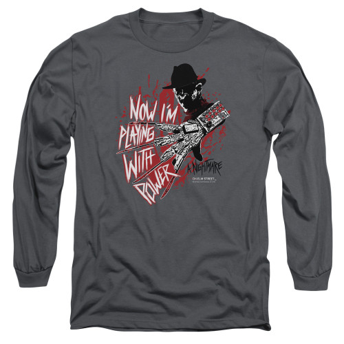 Image for A Nightmare on Elm Street Long Sleeve T-Shirt - Playing With Power