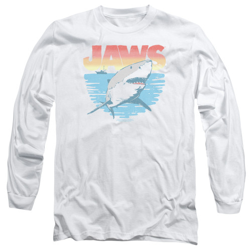 Image for Jaws Long Sleeve T-Shirt - Cool Waves