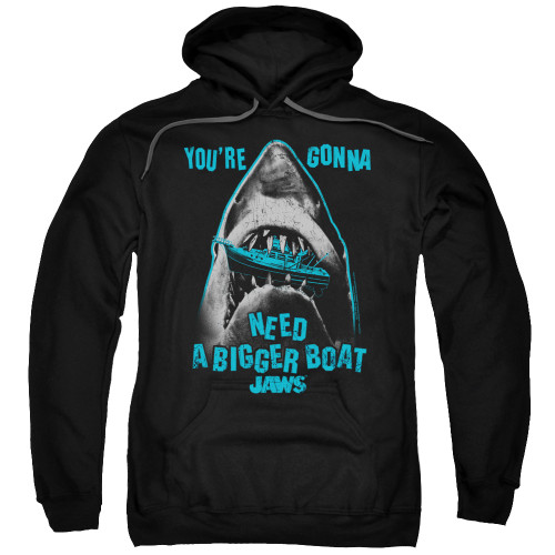 Image for Jaws Hoodie - Boat in Mouth