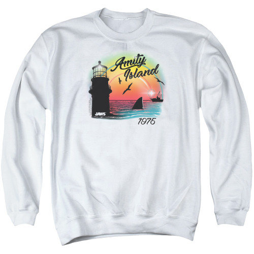 Image for Jaws Crewneck - Amity Island Sunset