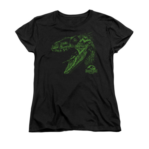 Jurassic Park Woman's T-Shirt - Raptor Mount