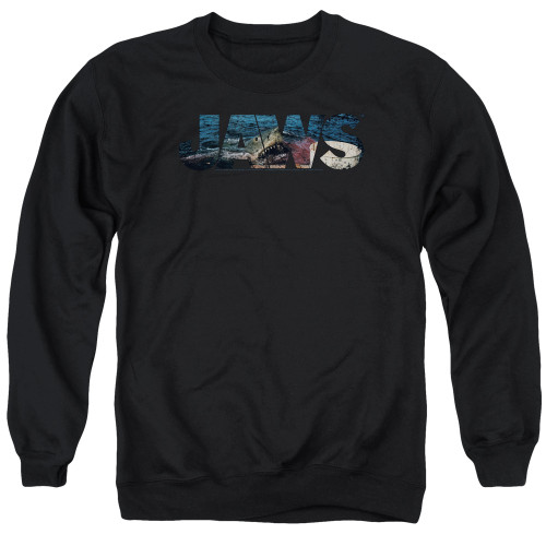 Image for Jaws Crewneck - Logo Cutout