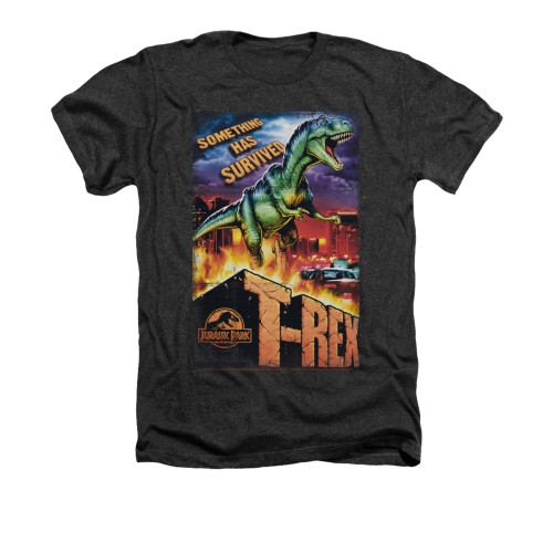 Jurassic Park Heather T-Shirt - Rex in the City