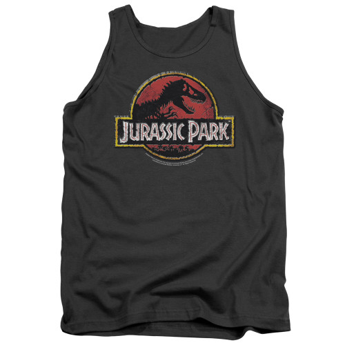 Image for Jurassic Park Tank Top - Stone Logo