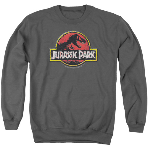 Image for Jurassic Park Crewneck - Stone Logo