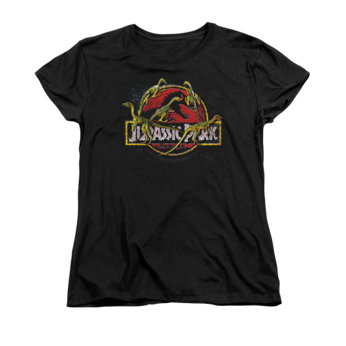 Jurassic Park Woman's T-Shirt - Something Has Survived