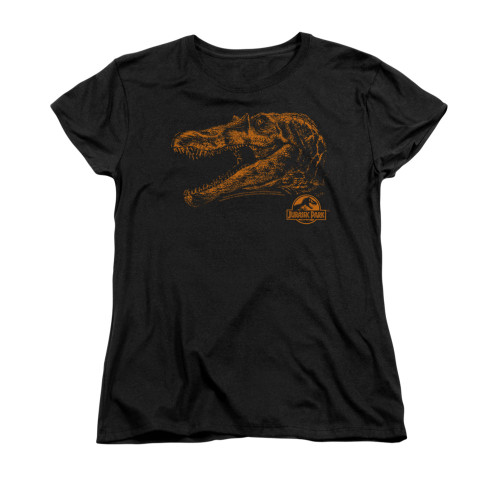 Jurassic Park Woman's T-Shirt - Spino Mount