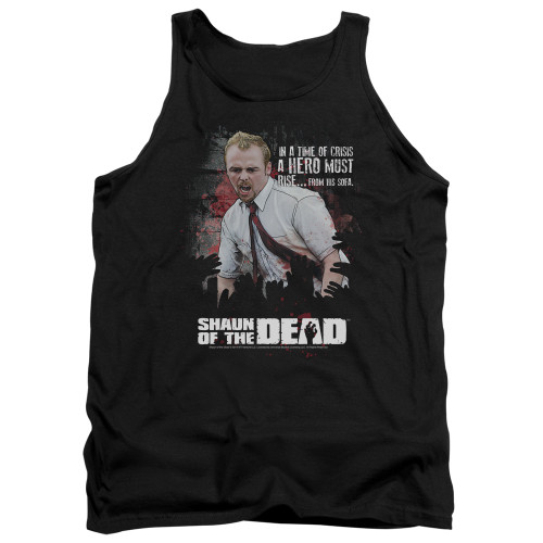 Image for Shaun of the Dead Tank Top - Hero Must Rise