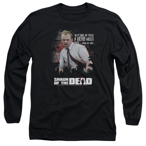 Image for Shaun of the Dead Long Sleeve T-Shirt - Hero Must Rise