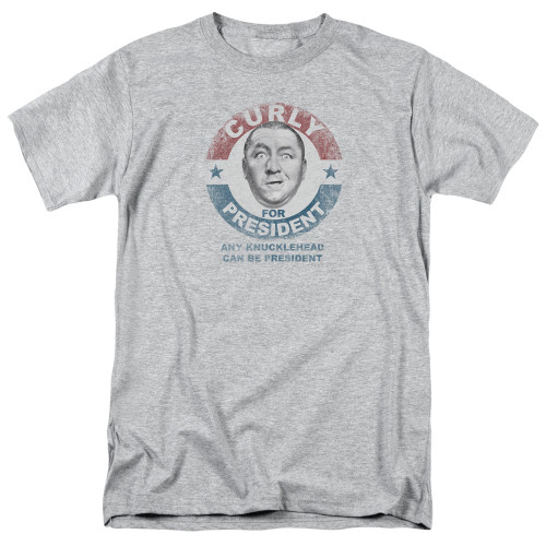Image for The Three Stooges T-Shirt - Curly For President Knucklehead