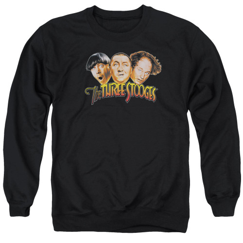 Image for The Three Stooges Crewneck - Three Head Logo