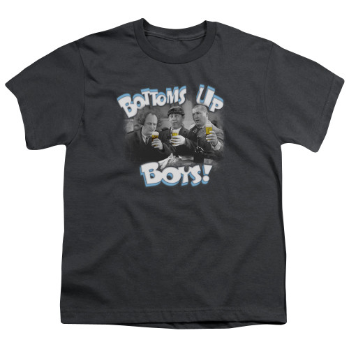 Image for The Three Stooges Youth T-Shirt - Bottoms Up