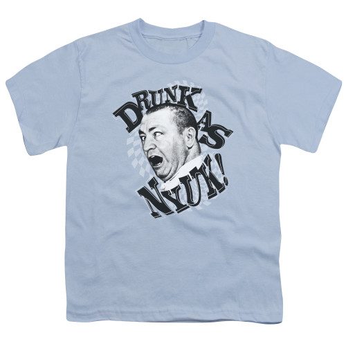 Image for The Three Stooges Youth T-Shirt - Drunk