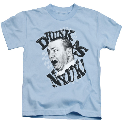 Image for The Three Stooges Kids T-Shirt - Drunk