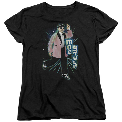 Image for The Three Stooges Woman's T-Shirt - Moe Style