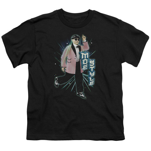Image for The Three Stooges Youth T-Shirt - Moe Style
