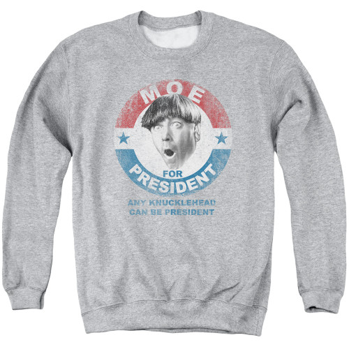 Image for The Three Stooges Crewneck - Moe For President