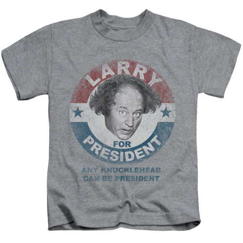 Image for The Three Stooges Kids T-Shirt - Larry For President