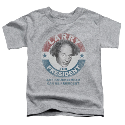 Image for The Three Stooges Toddler T-Shirt - Larry For President