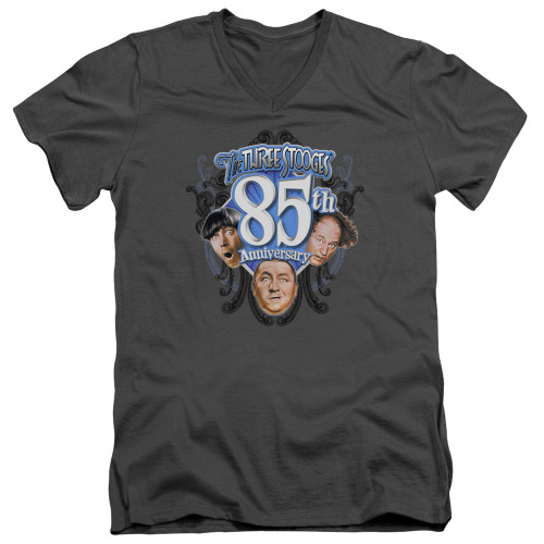 Image for The Three Stooges V-Neck T-Shirt 85th Anniversary 2