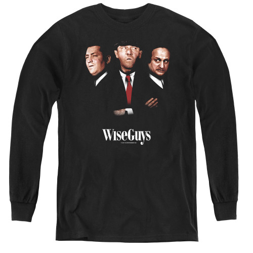 Image for The Three Stooges Youth Long Sleeve T-Shirt - Wiseguys