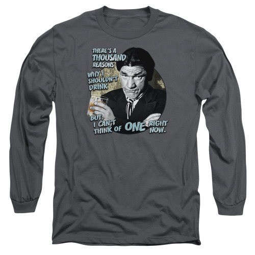 Image for The Three Stooges Long Sleeve T-Shirt - Drink