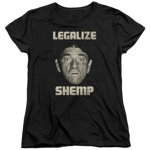 Image for The Three Stooges Woman's T-Shirt - Legalize Shemp