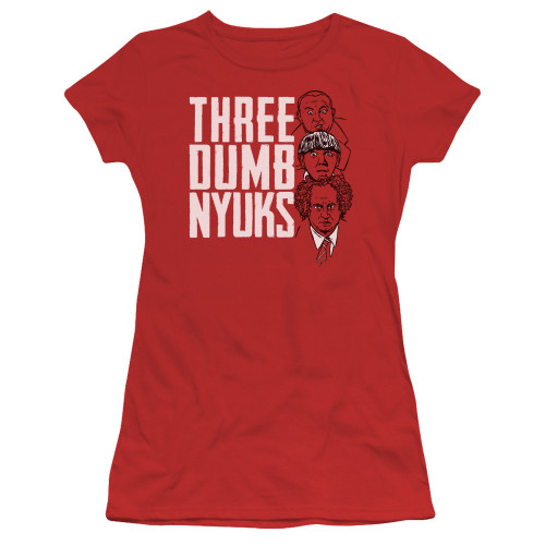 Image for The Three Stooges Girls T-Shirt - Three Dumb Nyuks