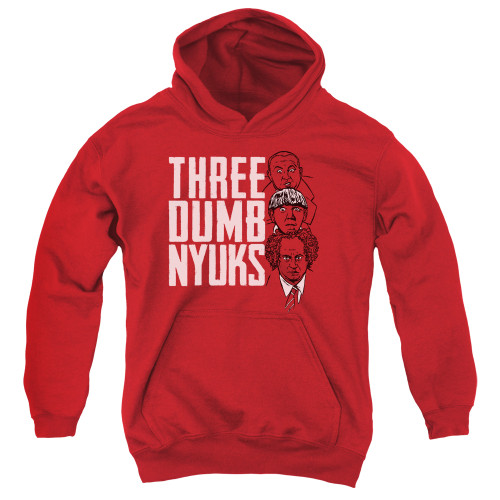 Image for The Three Stooges Youth Hoodie - Three Dumb Nyuks