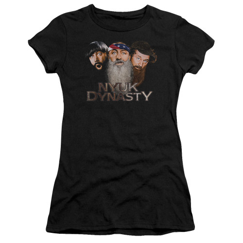 Image for The Three Stooges Girls T-Shirt - Nyuk Dynasty 2