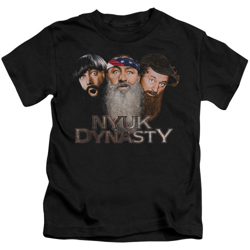 Image for The Three Stooges Kids T-Shirt - Nyuk Dynasty 2
