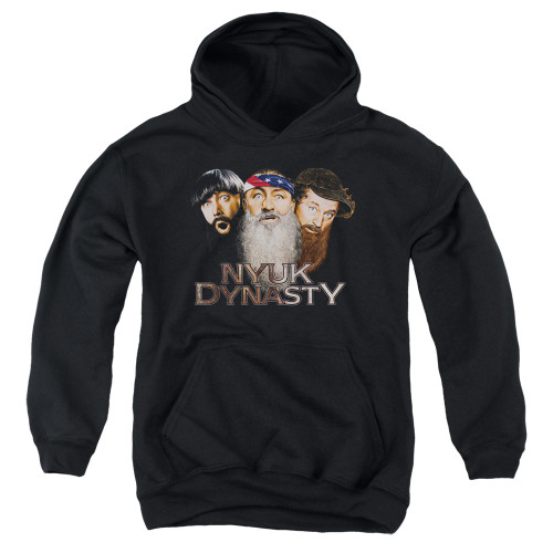 Image for The Three Stooges Youth Hoodie - Nyuk Dynasty 2