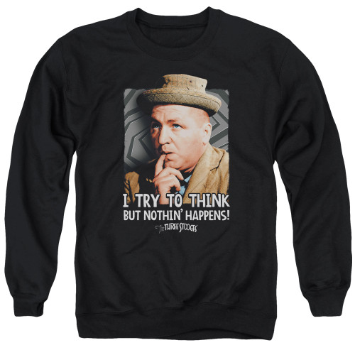 Image for The Three Stooges Crewneck - Try To Think